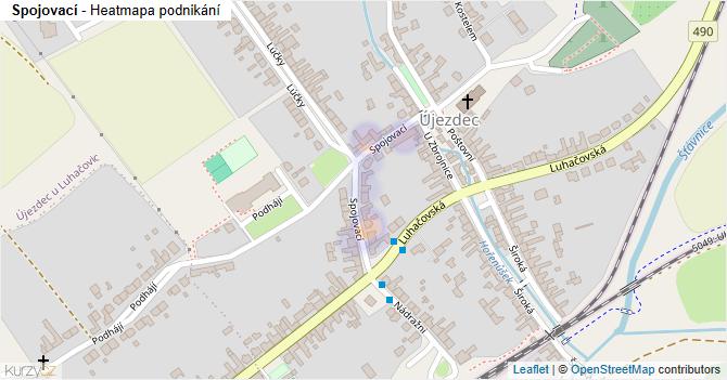 Spojovací - mapa podnikání