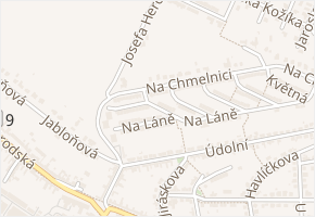 Žitná v obci Uherský Brod - mapa ulice