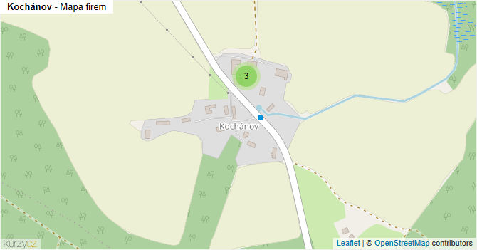 Kochánov - mapa firem