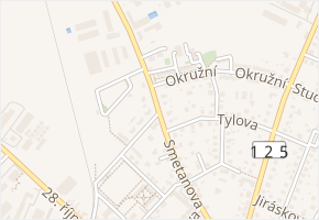 Smetanova v obci Uhlířské Janovice - mapa ulice