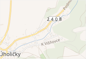 K Podmoráni v obci Úholičky - mapa ulice