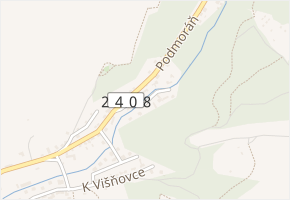 V Chaloupkách v obci Úholičky - mapa ulice
