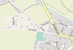 Ptická v obci Úhonice - mapa ulice
