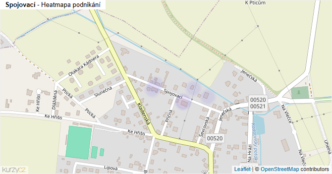 Spojovací - mapa podnikání