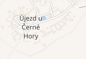 Újezd u Černé Hory v obci Újezd u Černé Hory - mapa části obce