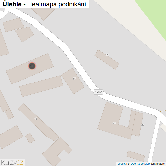 Mapa Úlehle - Firmy v obci.