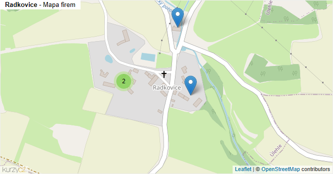 Radkovice - mapa firem