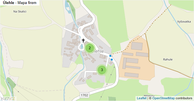 Úlehle - mapa firem