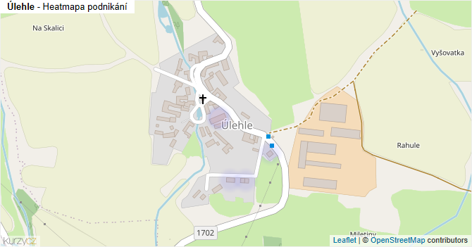 Úlehle - mapa podnikání