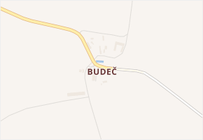Budeč v obci Úněšov - mapa části obce