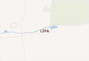 Lípa v obci Úněšov - mapa části obce