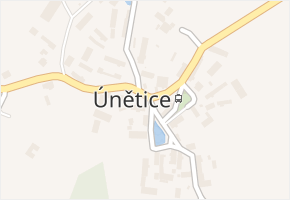 Únětice v obci Únětice - mapa části obce