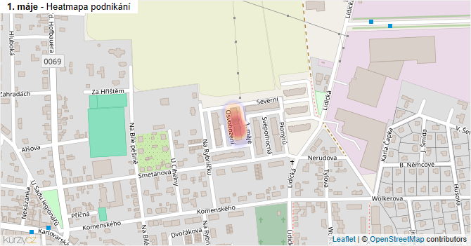 1. máje - mapa podnikání