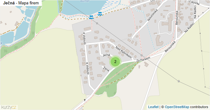 Ječná - mapa firem