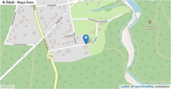 K Údolí - mapa firem
