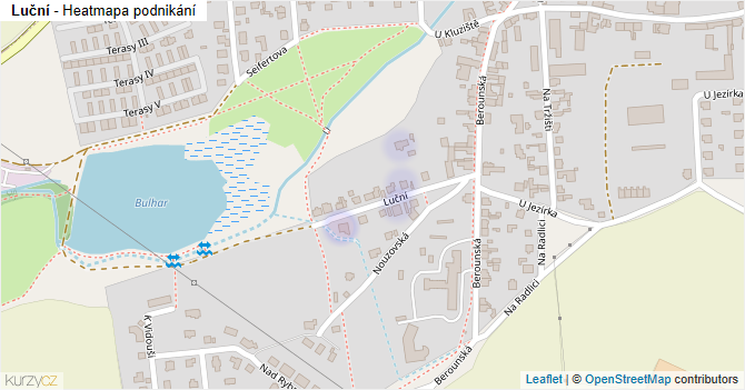 Luční - mapa podnikání