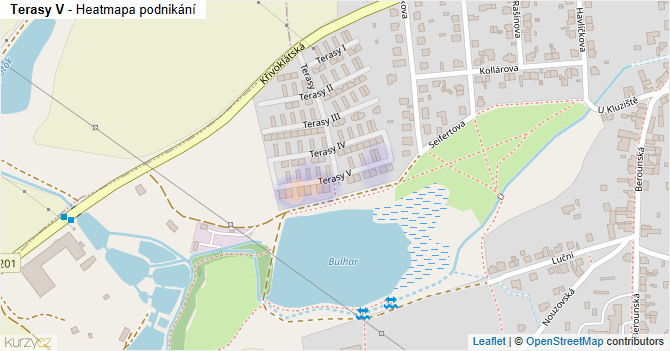 Terasy V - mapa podnikání