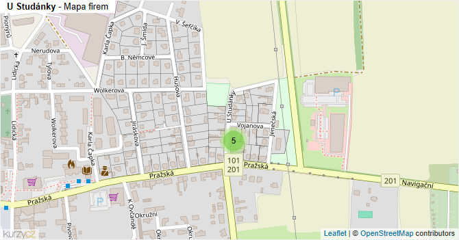 U Studánky - mapa firem