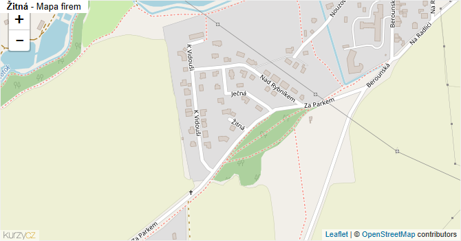 Žitná - mapa firem