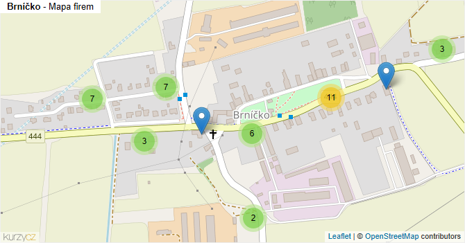 Brníčko - mapa firem