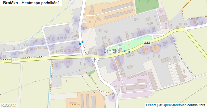 Brníčko - mapa podnikání