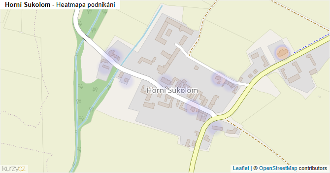 Horní Sukolom - mapa podnikání