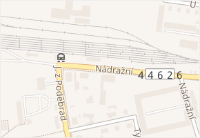 Nádražní v obci Uničov - mapa ulice
