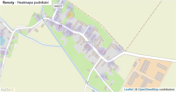 Renoty - mapa podnikání