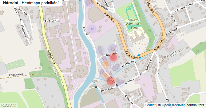 Národní - mapa podnikání