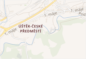 Kamenná v obci Úštěk - mapa ulice