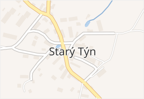Starý Týn v obci Úštěk - mapa části obce