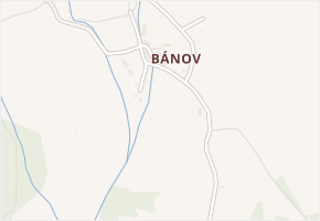 Bánov v obci Ústí nad Labem - mapa ulice