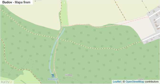Budov - mapa firem