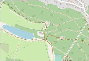 Dantova stezka v obci Ústí nad Labem - mapa ulice