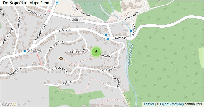 Do Kopečka - mapa firem