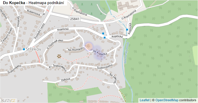Do Kopečka - mapa podnikání
