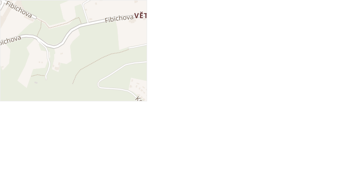 Fibichova v obci Ústí nad Labem - mapa ulice