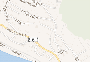 Hvozdíková v obci Ústí nad Labem - mapa ulice