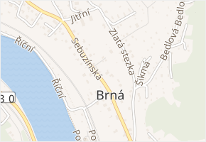 Jedličkova v obci Ústí nad Labem - mapa ulice
