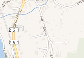 Karla Maye v obci Ústí nad Labem - mapa ulice