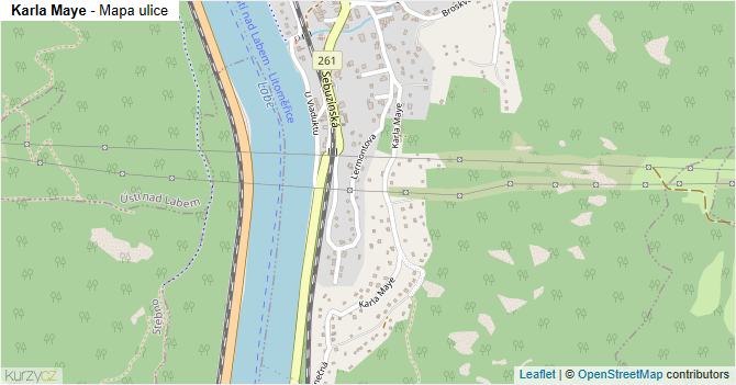 Karla Maye - mapa ulice