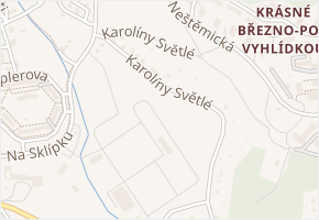 Karolíny Světlé v obci Ústí nad Labem - mapa ulice