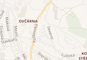 Ke Kopečku v obci Ústí nad Labem - mapa ulice