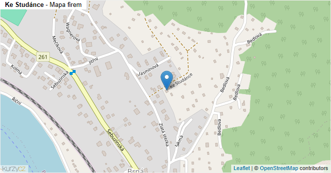 Ke Studánce - mapa firem