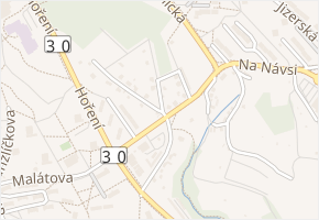 Na Louži v obci Ústí nad Labem - mapa ulice