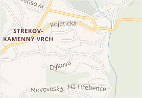 Na Rozhledu v obci Ústí nad Labem - mapa ulice