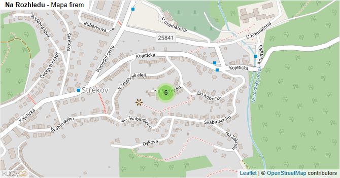 Na Rozhledu - mapa firem