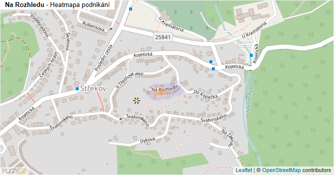 Na Rozhledu - mapa podnikání