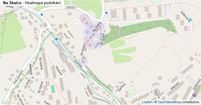 Na Skalce - mapa podnikání