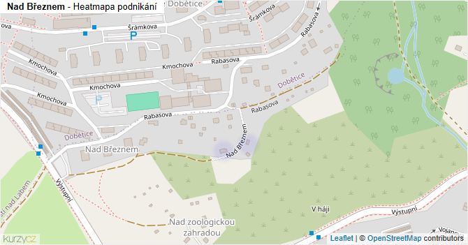Nad Březnem - mapa podnikání